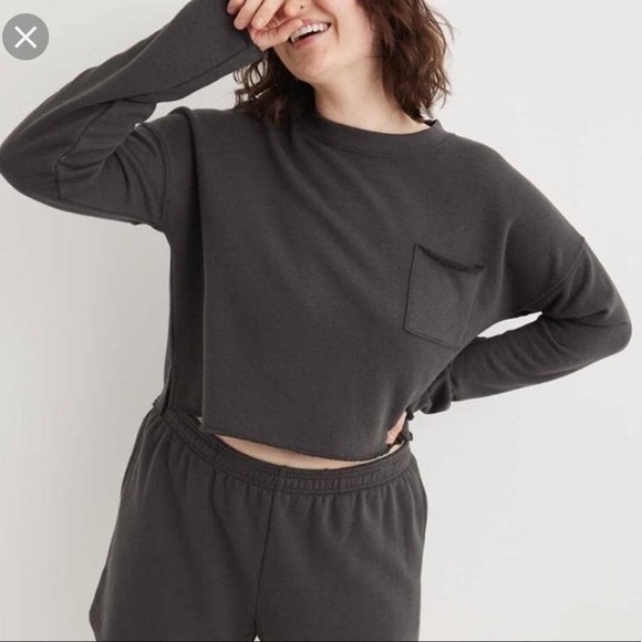 Aerie Crop Sweatshirt - Picture 1 of 4